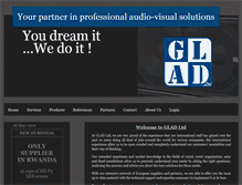 Tablet Screenshot of glad-ltd.com